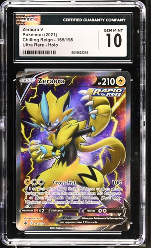 Zeraora V graded CGC 10 for sale on eBay