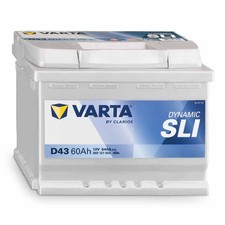 VARTA D43 Autobatterie, 60Ah 12V, Dynamic SLI, 560127054