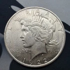 1922 P PEACE SILVER DOLLAR! NICE AU/UNC Coin!