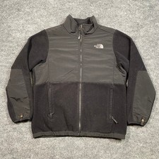 The North Face Girls XL 18 Denali Polartec Fleece Jacket Black Full Zip AQGG