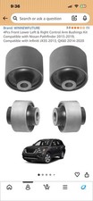 4 Front Lower Control Arm Bushings Nissan Pathfinder 2013-19 Infinity Jx35qx60