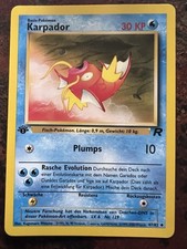 NEVER PLAYED German Magikarp/Karpador 47/82 1st Edition Team Rocket Pokemon Card on eBay