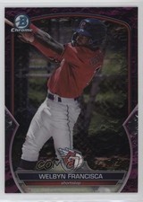 2023 Bowman Draft Chrome Fuchsia Lunar Refractor /199 Welbyn Francisca 12yh