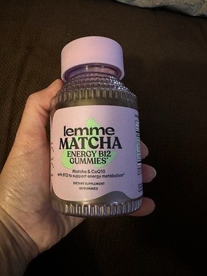 Lemme Matcha Energy B12 Gummies 60 Gummies, Exp 3/2027