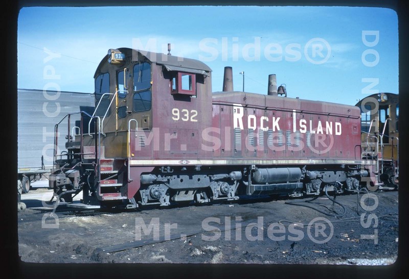 Original Slide CRIP Rock Island  SW1200 932 Dallas TX 1973