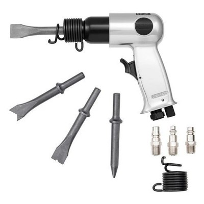 Air Hammer 4500 BPM 11 CFM Pneumatic Hammer Air Hammer Kit with 4 Chisels