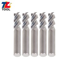 5-Pcs 3/8" NEW Alu-Power 3 Flute End Mill Regular Length Carbide