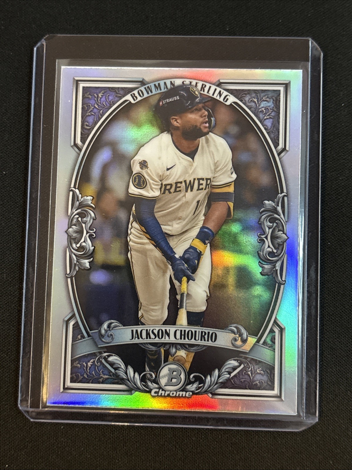🔥Jackson Chourio 2026 Bowman Chrome Sterling #BST-1 Milwaukee Brewers