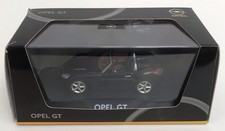 SCHUCO Opel GT 1:43 Black Convertible Diecast Model Car