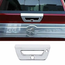 Cover Trim Tailgate Door Handle Bowl Decor Chrome Silver For Ford F150 2015-2020