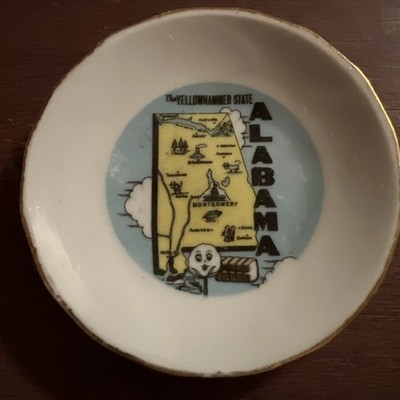 The Yellowhammer State Alabama Butter Pat