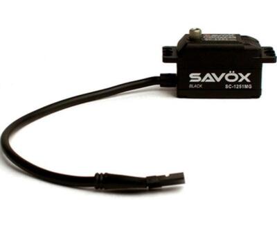 Savox SC1251MG-BE Black Edition Low Profile Digital Servo + FREE