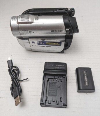 Sony DCR-DVD610 Handycam 40X Zoom Hybrid DVD Camcorder Camera