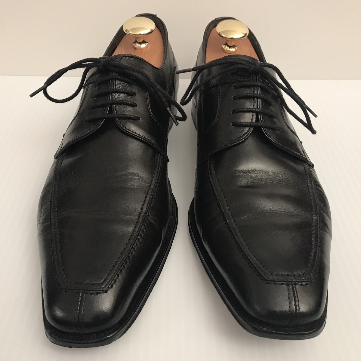 MEZLAN Hundley II #12801 Mens Black Ltr Apron Toe Oxford 