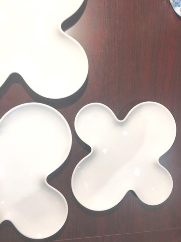SET OF 3 Tognana Tendence 10-12-14 Inch Clover Plate NEW - Picture 6 of 8