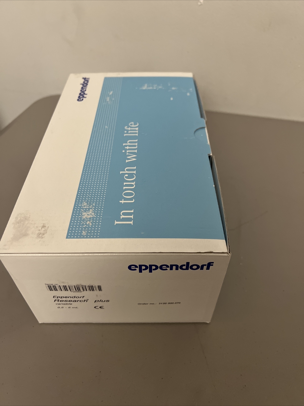 NIB Eppendorf research plus Pipette 0.5-5 ml Pipetman Pipettor