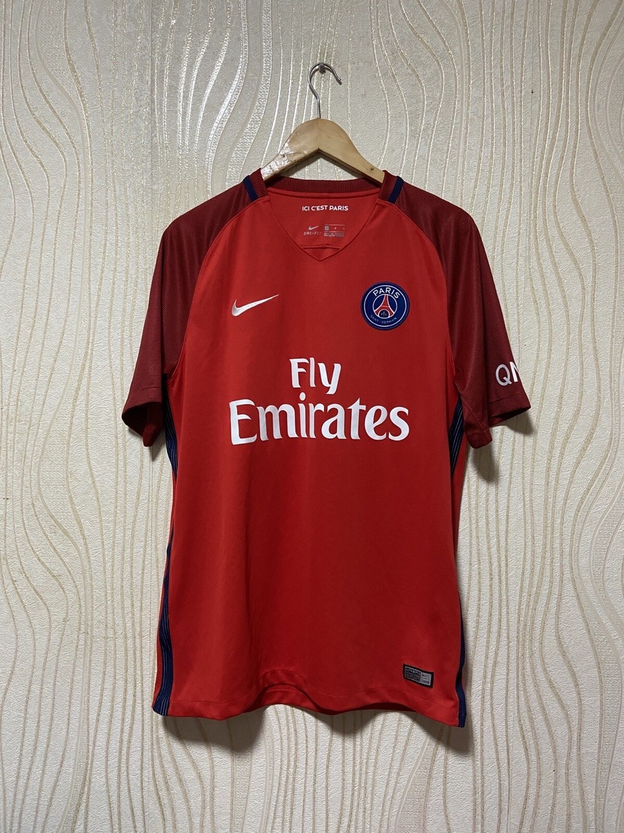 PARIS SAINT GERMAIN 2016 2017 AWAY FOOTBALL SHIRT SOCCER JERSEY