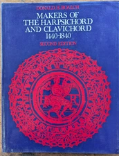 Donald H. Boalch: Makers of the Harpsichord and Clavichord, 1440-1840  HB VG