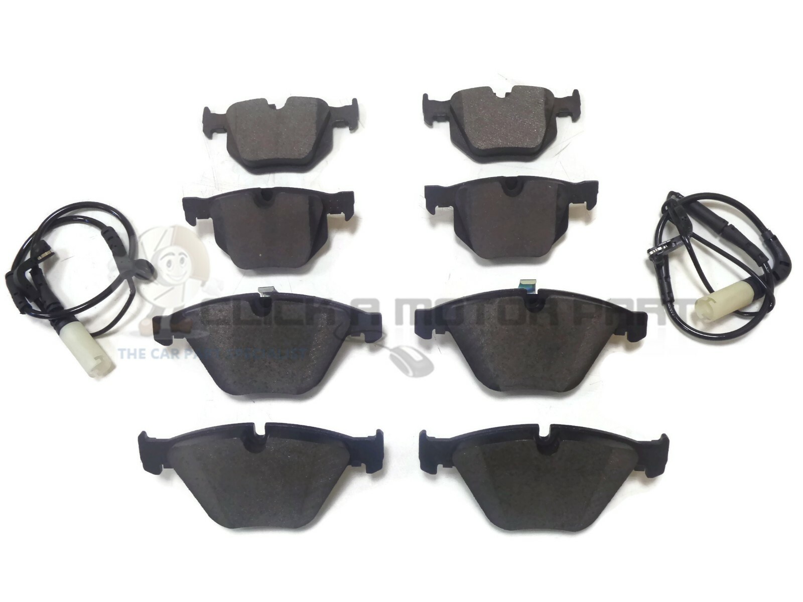 BMW 520D 520 M SPORT E60 E61 FRONT & REAR BRAKE PADS WEAR SENSORS (174