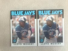 1986 Topps Baseball Card #360 LLoyd Moseby Toronto Blue Jays NMMT Free Shipping!