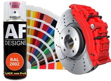 Bremssattellack RAL2002 BLUTORANGE 2K Spray hitzebeständig 300° Bremssattelfarbe