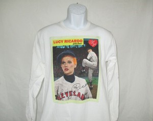 white cleveland indians shirt