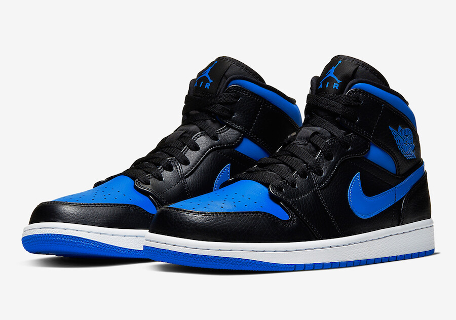 blue black and white jordan 1