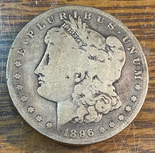 1896-S Key Morgan Dollar Nice Original Good CHRC