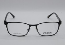 FOSSIL FOS 7056 003 RECTANGULAR EYEGLASS FRAMES BLACK 145MM NEW