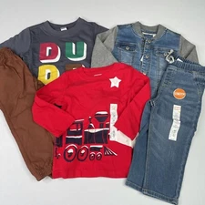 Jumping Beans Baby Boy 24 Month Clothing Lot Pants, Jean Jacket, Shirts