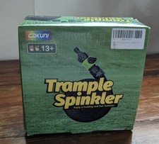NIB Cakuni Trampoline Sprinkler for Kids Backyard Water Park Net Friendly