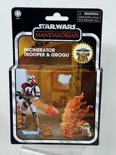 Star Wars The Mandalorian Vintage Collection Deluxe Incinerator Trooper & Grogu