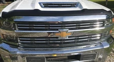 Matte Black Hood Protector Bug Shield Deflector for 2017-19 Silverado 2500 3500