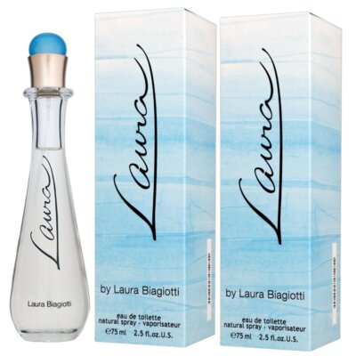Laura Biagiotti Laura by Laura 2 x 75 ml Eau de Toilette EDT Set Damenduft