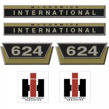 IHC International 624 Gold Klein - Traktor Schlepper Aufkleber Klebefolie