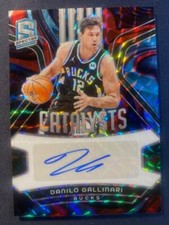 2023 Spectra SP Catalysts Signatures Danilo Gallinari Auto #74/75 Bucks