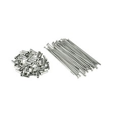 BMW R80R R80GS R100R R100GS Rear wheel stainless steel spoke and nipple set