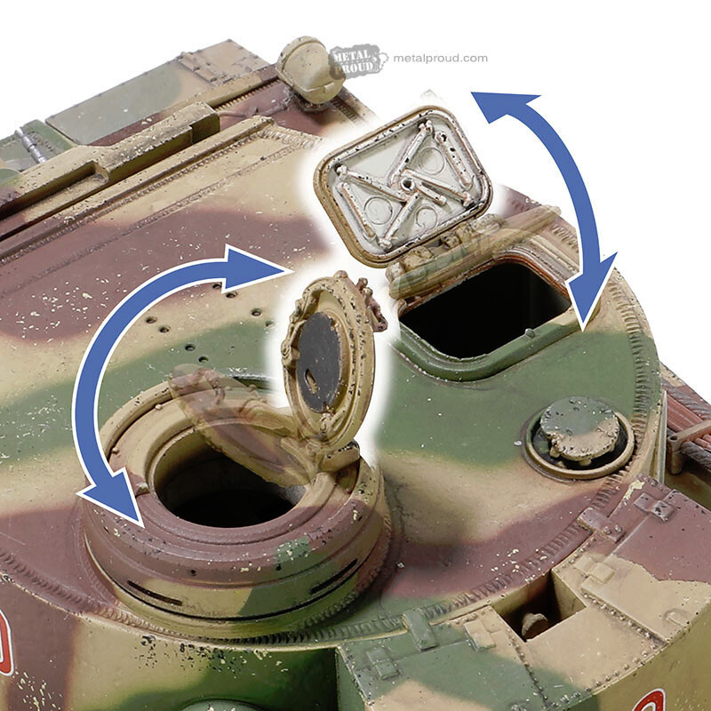 Forces OF Valor FO912042B Carro Pesante Tedesco Sd.Kfz.181 PzKpfw VI Tiger Ausf. E  Tiger Ausf E Tiger Modello Di Produzione Iniziale - Foto 3