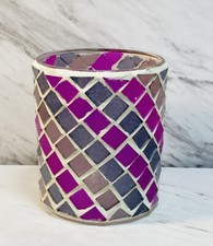 mosaic candle holder 3 x3