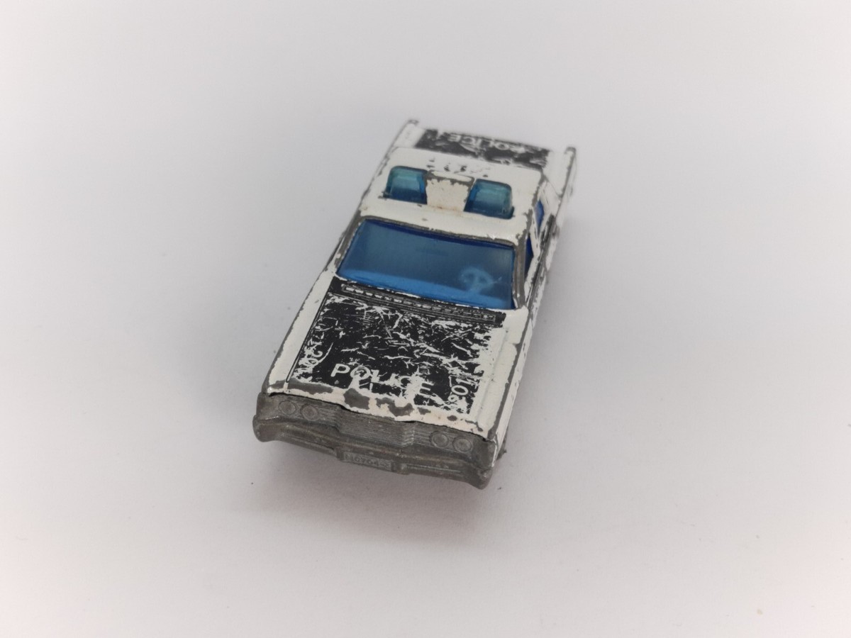 Matchbox Superfast MB55 Mercury Police Car LAPD 201 USED RARE F170