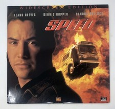 SPEED - Laserdisc - Keanu Reeves Dennis Hopper Sandra Bullock Tested  Working