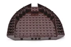 TCM BRICKS Dark Brown Ship Bow Stern 16x13x2 Boat Hull (Each) Compatible Parts