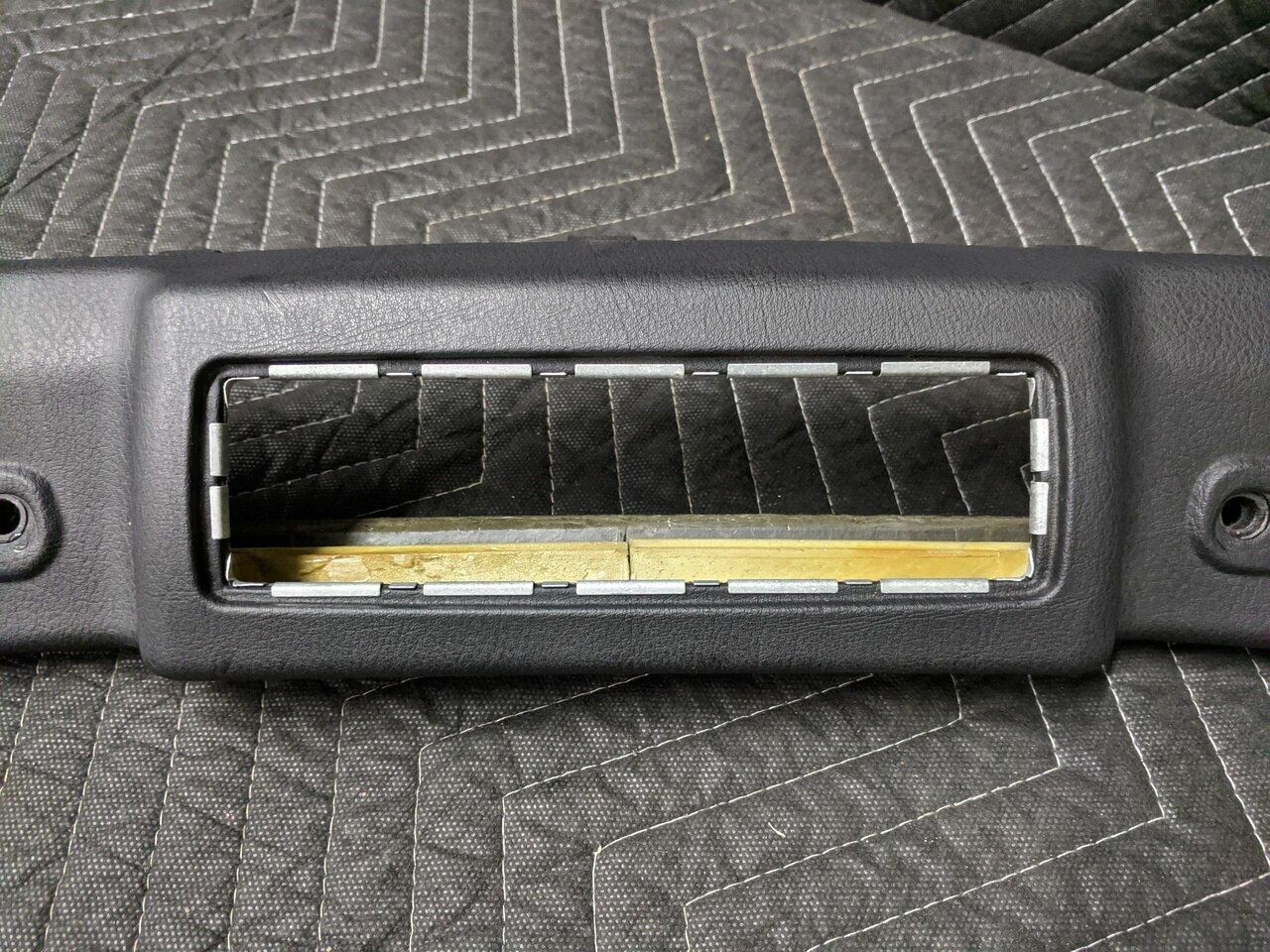 BMW E36 3-Series Convertible Windshield Frame Cover Schwarz
