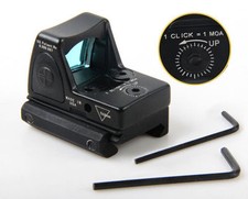 RMR Mini Red Dot Sight Scope Airsoft Reflex Adjustable Rifle Scopes