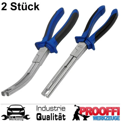 2 x Spezial Glühkerzen Stecker Zange Glühkerze Zündkerze Werkzeug Gerade Gebogen