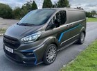 <!--F#f_0-->Fits Ford Transit Custom M Sport Body Stripe Vinyl Graphics Kit Decals Any Logo<!--F/-->