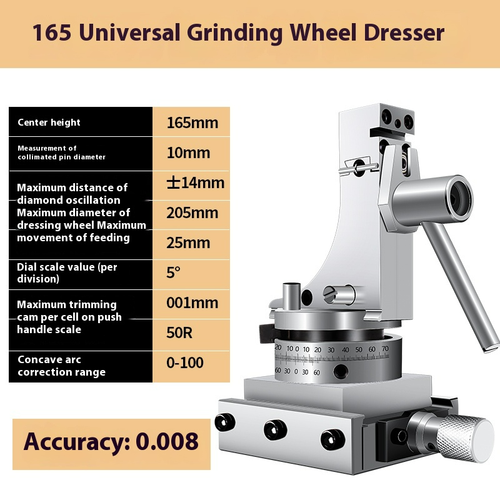 165 Universal Grinding Wheel Dresser Grinder Angle Round R Angle Shaper ...