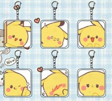 lot 20pcs Japanese anime mix Acrylic Keychain Key Chain Girls boy Keyring gifts