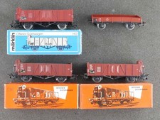 Märklin Konvolut 4x Offener Güterwagen 4601 4503 tlw um 1960 OVP MS 4001-23-05
