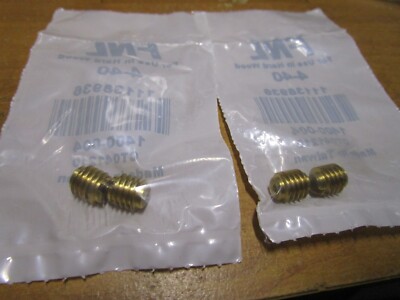 #4-40 Brass Slotted Knife Thread Insert For Wood QTY 4